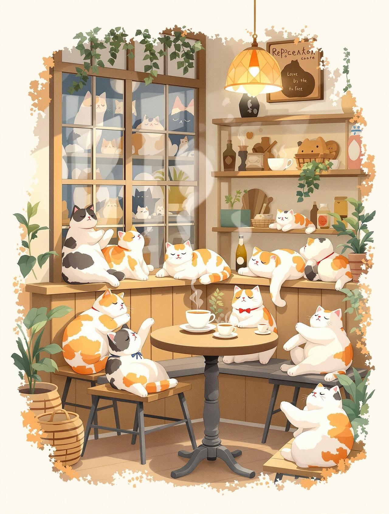 短剧软件 治愈日常 - 猫咪咖啡馆日记